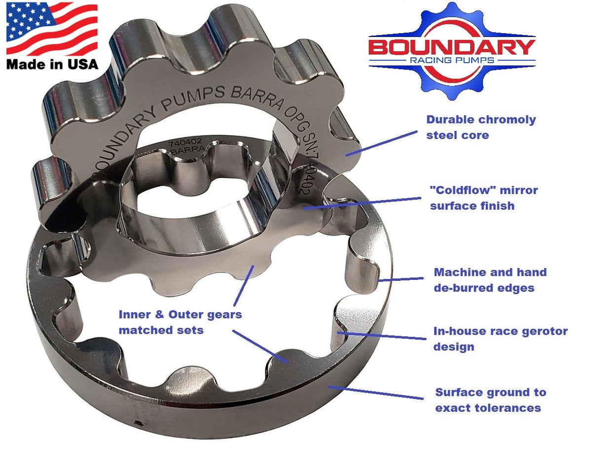 boundary oil pump gears Boundary Billet Oil Pump Gears – BarraTheWorld.com