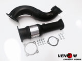 ﻿Venom Exhaust Works 4" Dump Pipe And CAT