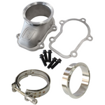 Aeroflow Barra Turbo 5-Bolt To V Band Adapter Combo