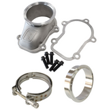 Aeroflow Barra Turbo 5-Bolt To V Band Adapter Combo