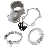 Aeroflow Barra Turbo 5-Bolt To V Band Adapter Combo
