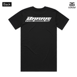 Barra The World Tall T-Shirt Logo Front & Back