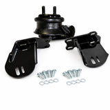 ZD30 Patrol to Barra bolt in engine mount brackets with R33 skyline engine mount rubber 
