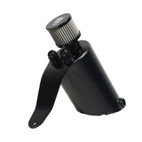 Demon Pro RS black oil catch can with filter and mounting bracket