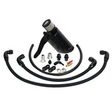 Demon Pro RS baffled oil catch can kit with hoses, fittings and filter