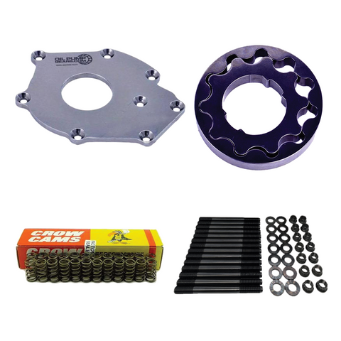 Oil Pump Gears, Backing Plate, Valve Spring And Head Stud Combo