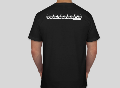 BarraTheWorld Men's Staple T-Shirt Logo Back